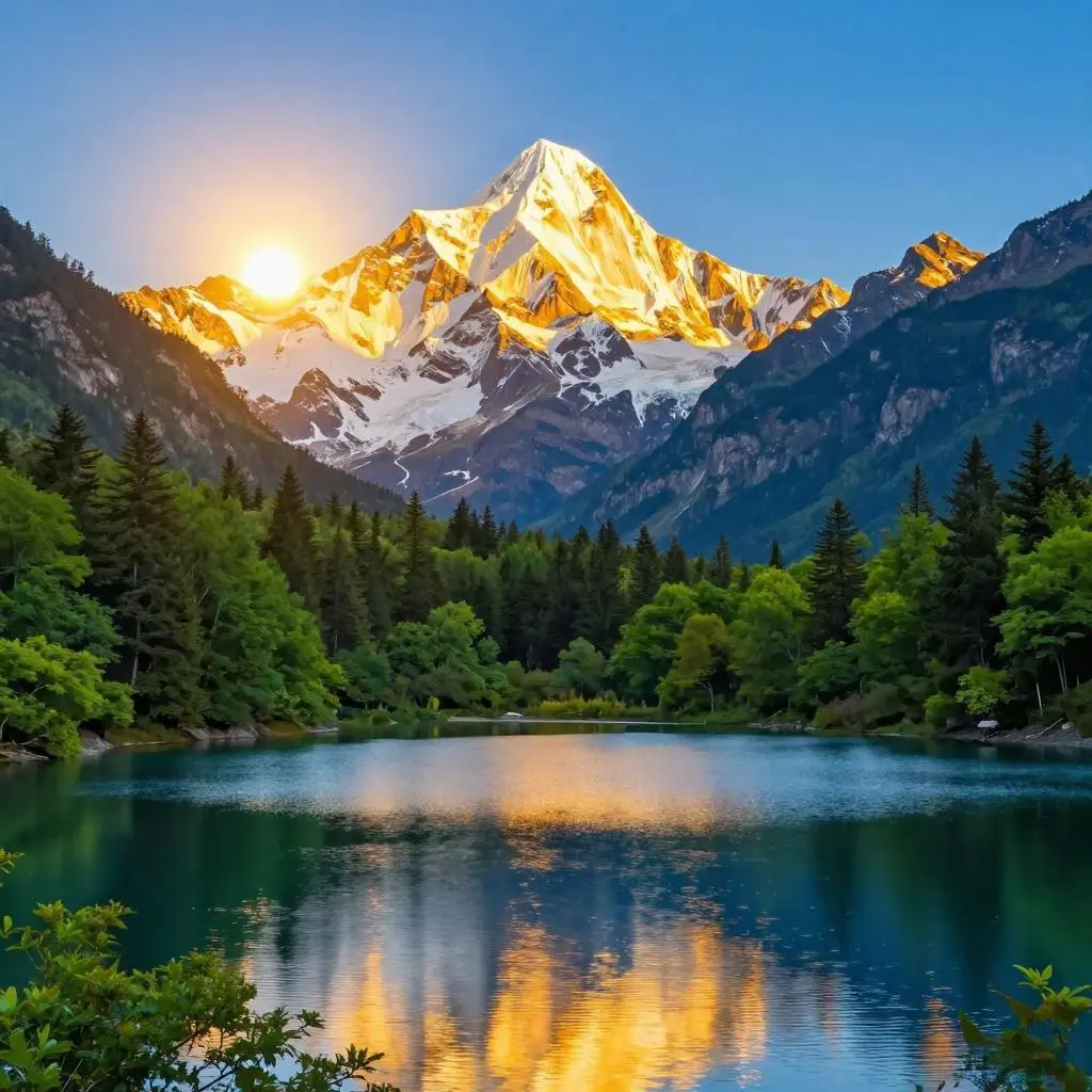 风景数字油画